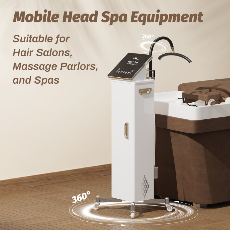 Baasha All-In-One Mobile Head Spa Equipment With Water Circulation